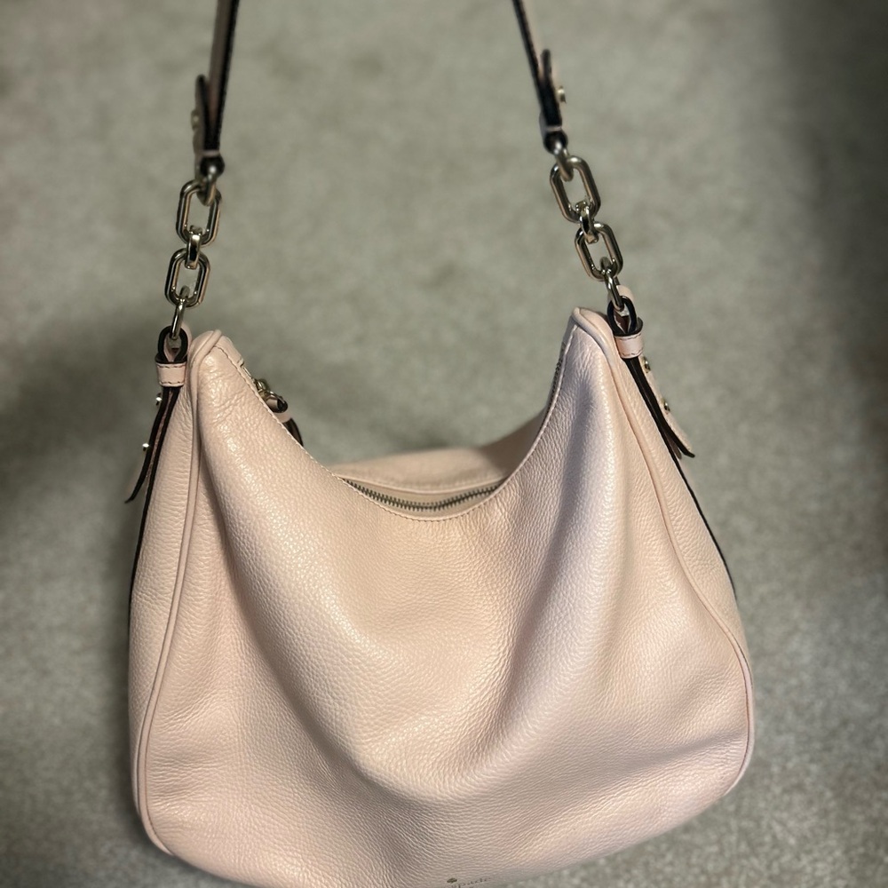 Slouchy light pink Kate Spade Bag